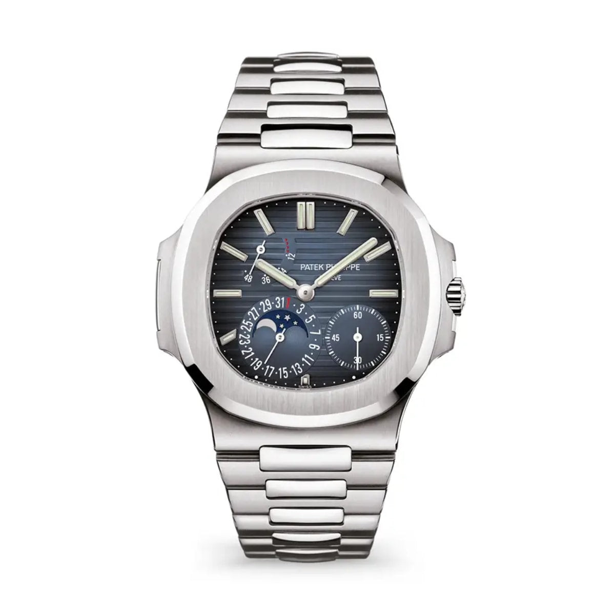 Nautilus Steel Blue Dial Moon Phase 5712/1A-001