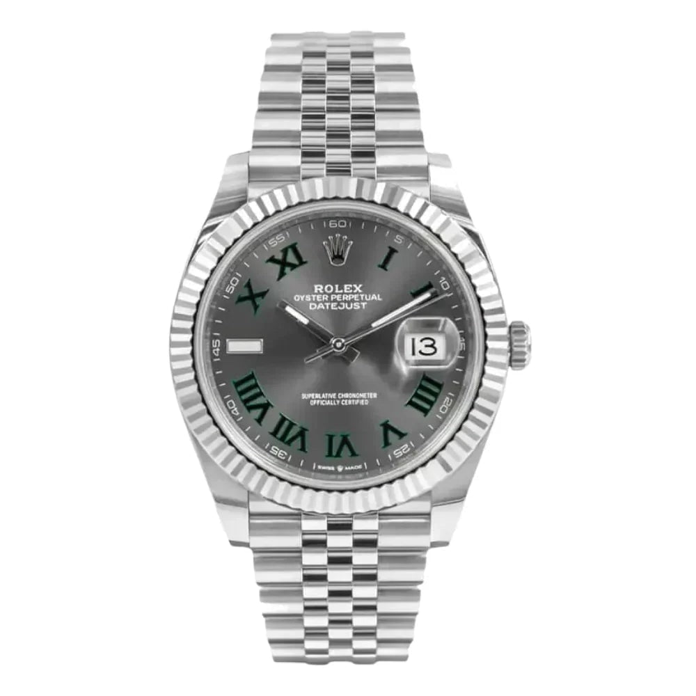 Datejust Grey Dial Wimbledon 41mm