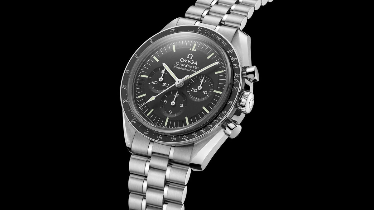 Omega Speedmaster Moonwatch Professional three-quarter view