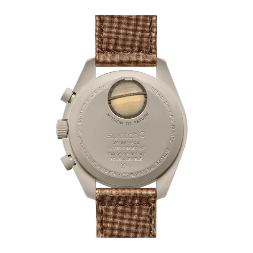 Omega x Swatch Speedmaster MoonSwatch “Mission to Saturn”