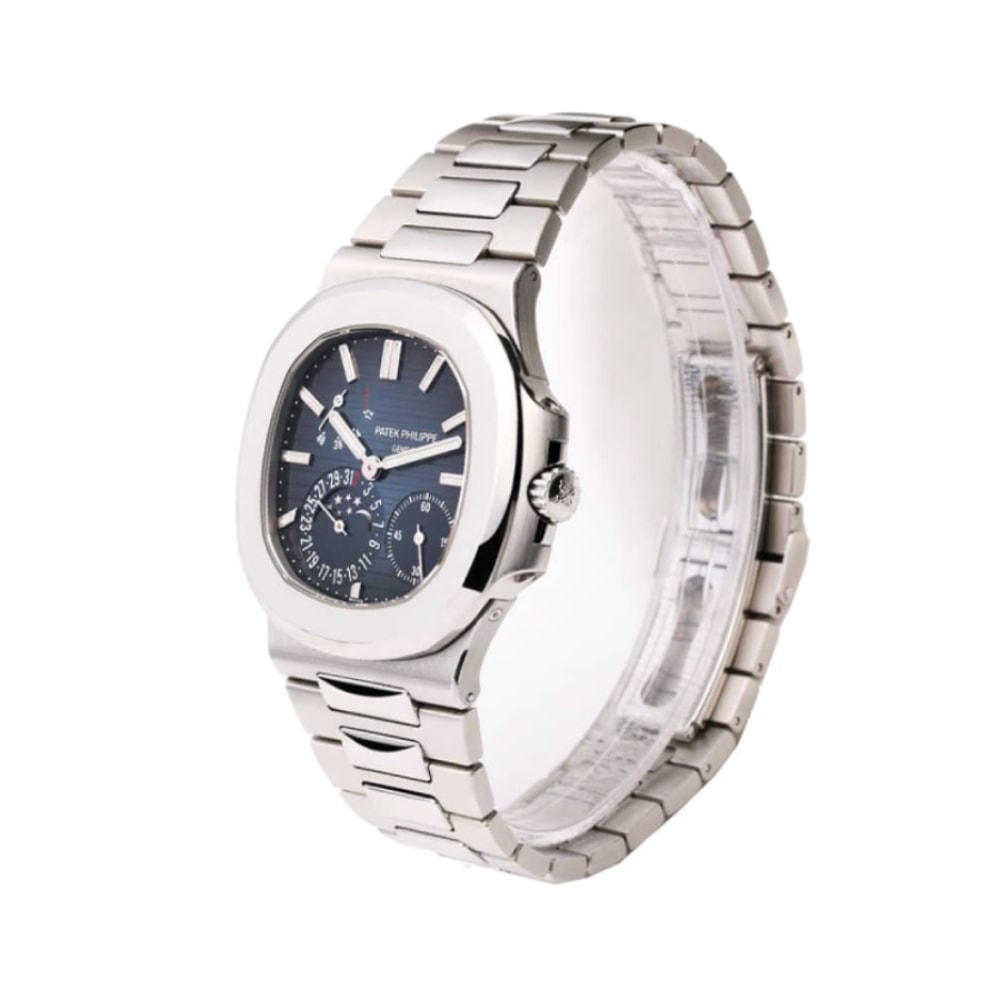 Nautilus Steel Blue Dial Moon Phase 5712/1A-001