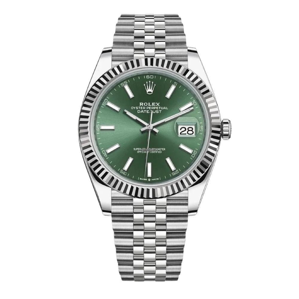 Datejust Green Dial Jubilee Bracelet 41mm