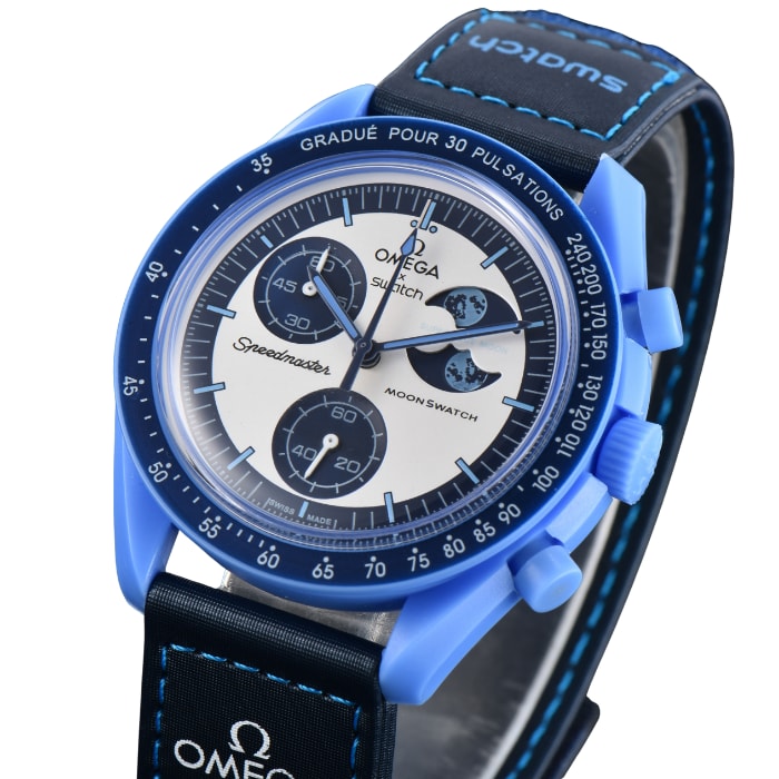 Omega x Swatch Speedmaster MoonSwatch “Mission to the Blue Moonphase”