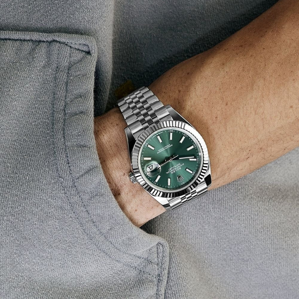 Datejust Green Dial Jubilee Bracelet 41mm
