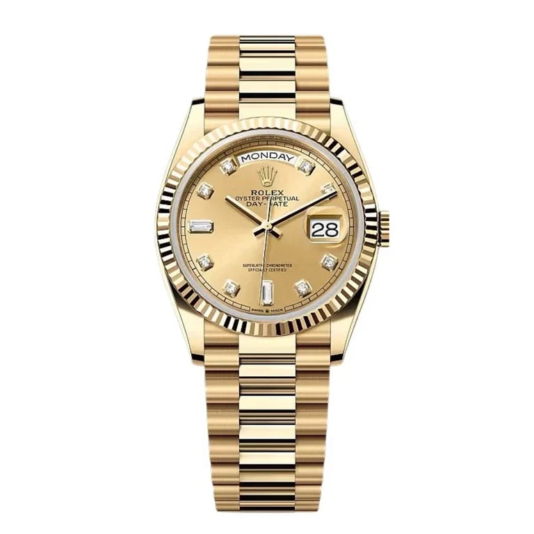 Day-Date Diamond 128238 "Yellow Gold"