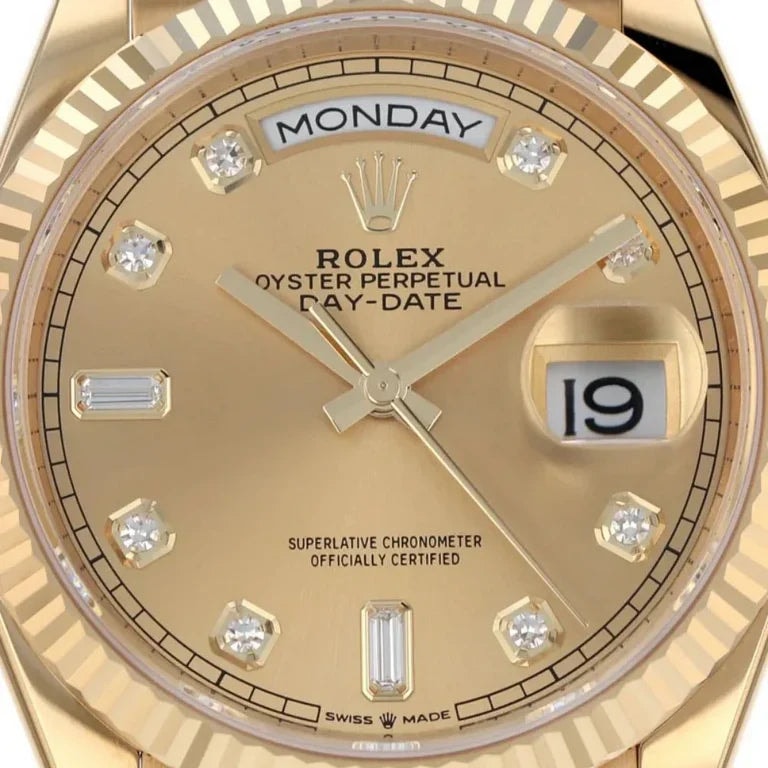 Day-Date Diamond 128238 "Yellow Gold"