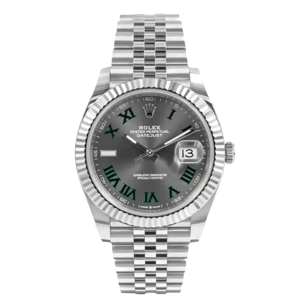 Datejust Grey Dial Wimbledon 41mm