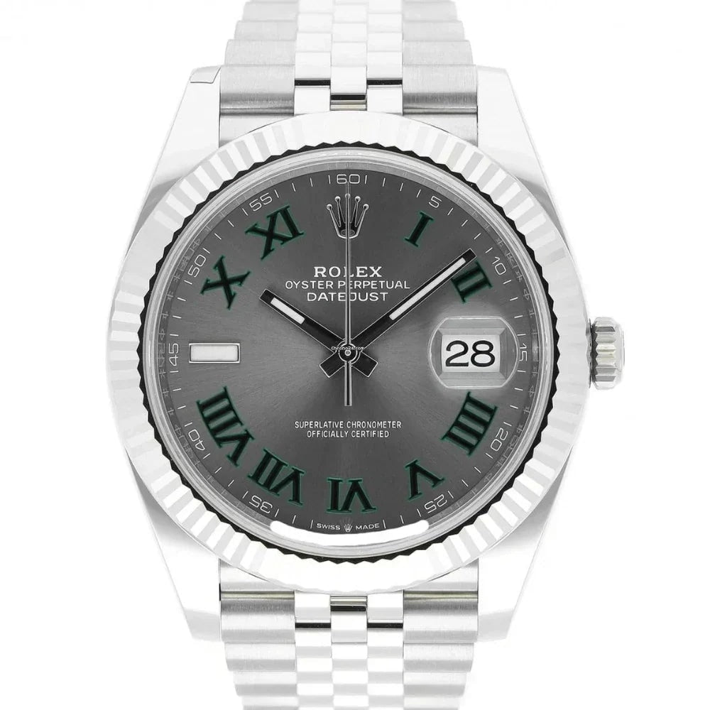 Datejust Grey Dial Wimbledon 41mm