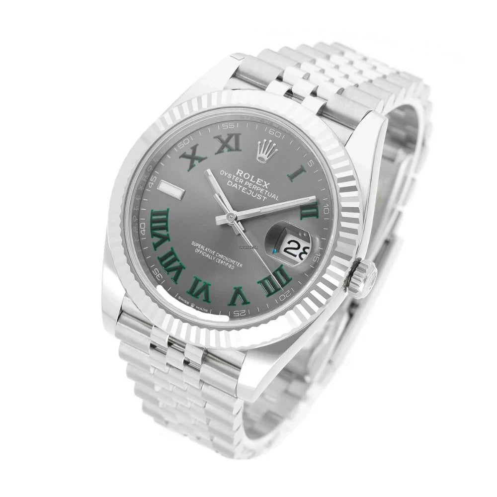 Datejust Grey Dial Wimbledon 41mm